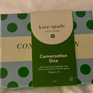 Kate Spade Conversation Dice Set
